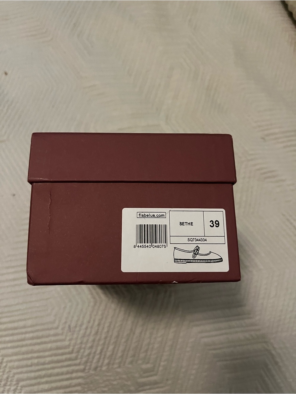 Flabelus NWT Flabelus Women's Ballet Flats in Dark Brown